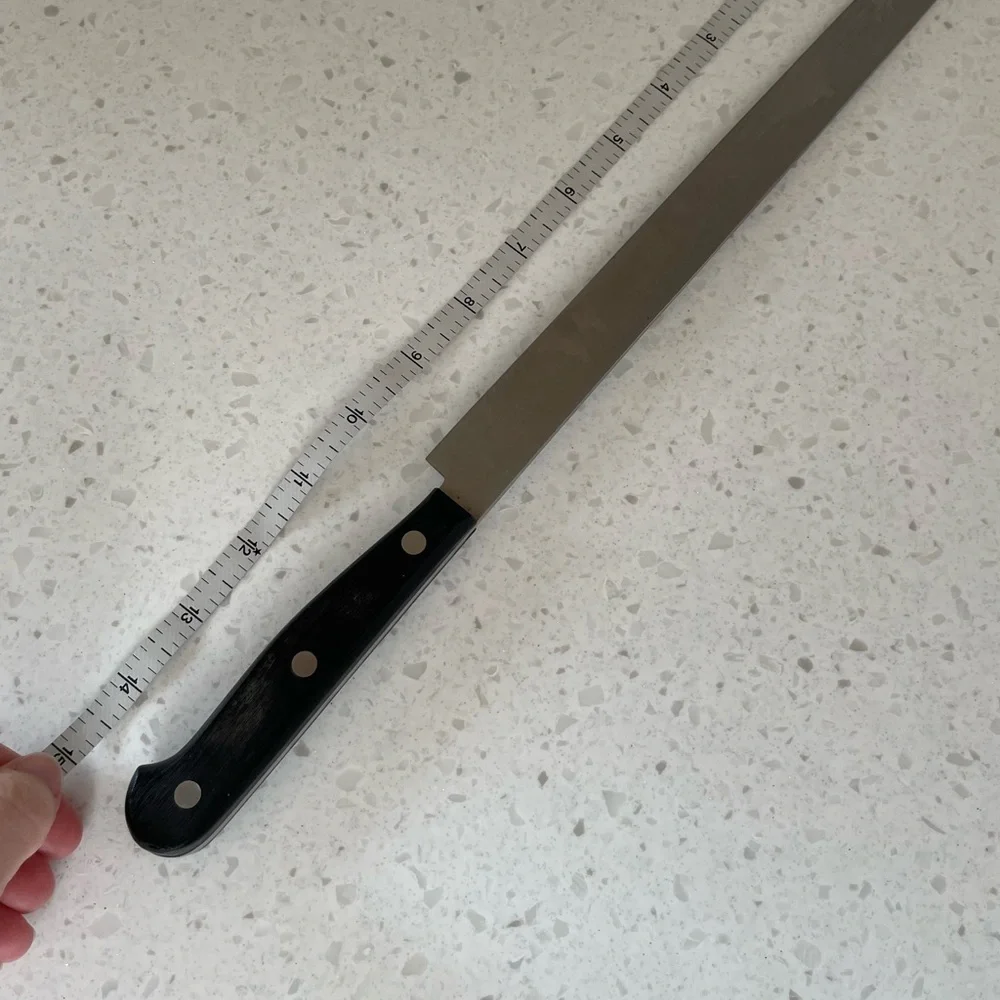 Japanese Gold Fish 10.5” Sushi Knife Composite Handle Stainless Steel Heavy Duty